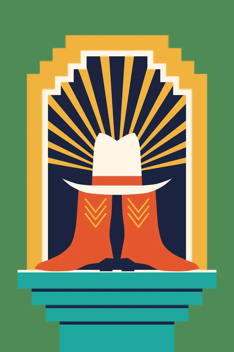 Boots and Hat, Painted Agency