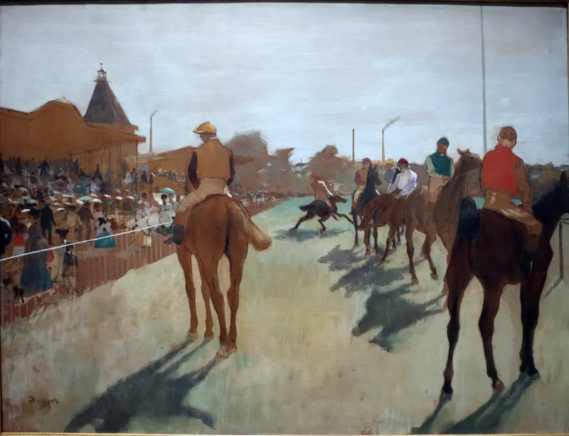 Race Horses Before the Stands, Edgar Degas