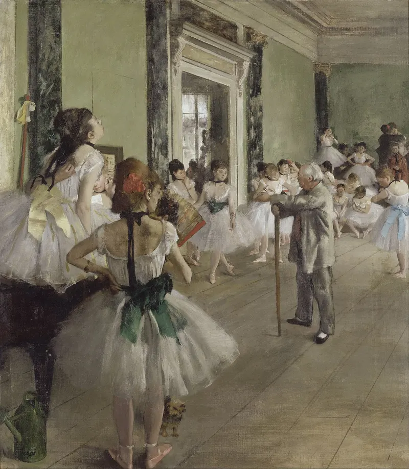 The Dance Class, Edgar Degas (1834 to 1917)