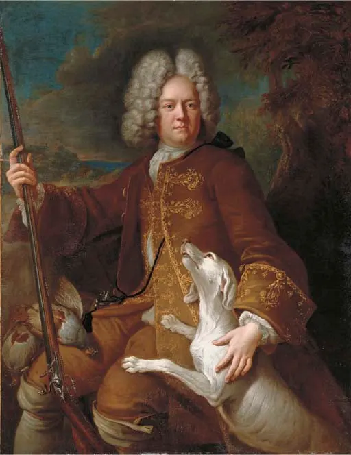 Portrait of a Huntsman with His Dog, Alexandre-François Desportes