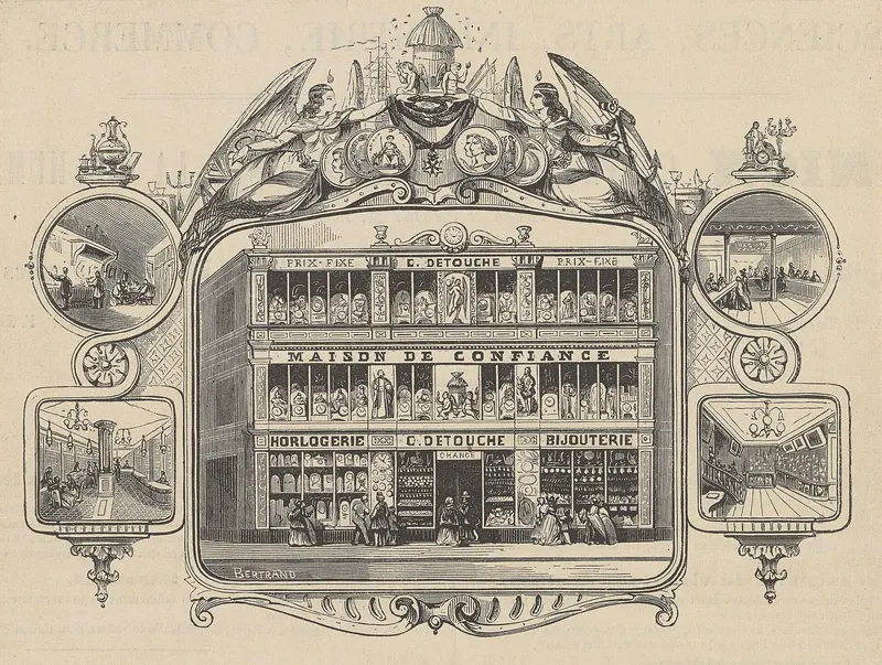 C. Detouche, Printed Announcement, C. Detouche (house), unknown engraver