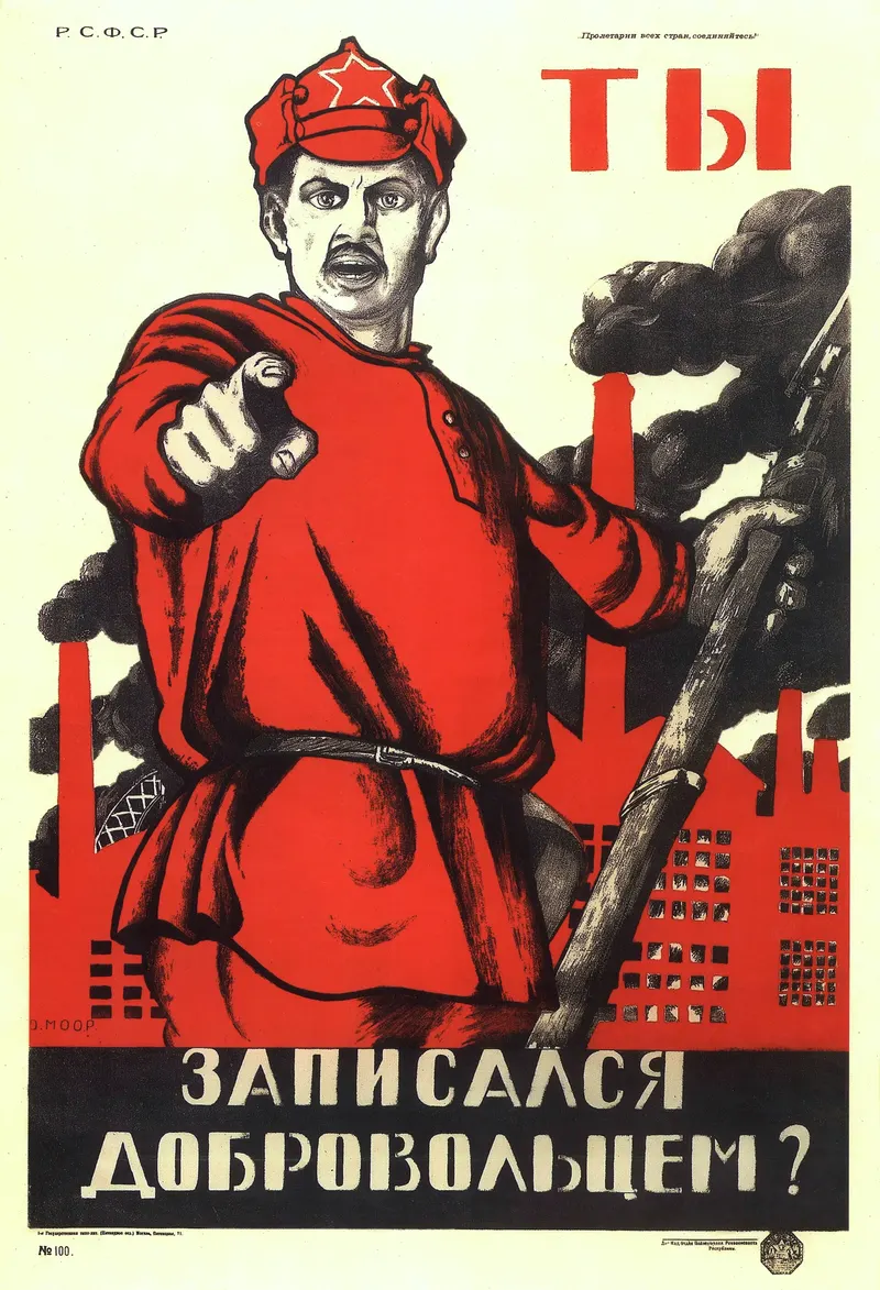 Have You Volunteered? — Dmitry Moor, 1920, Dmitry Moor