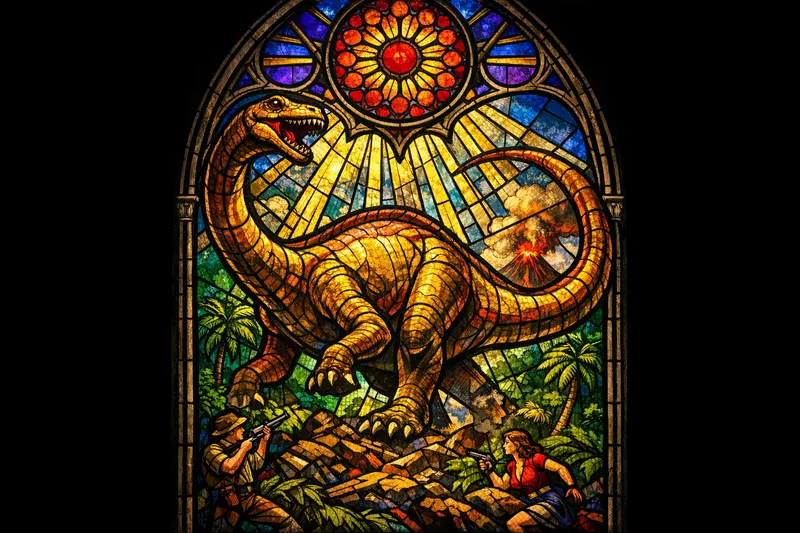 Dinosaur in the Tracery, Feverglass