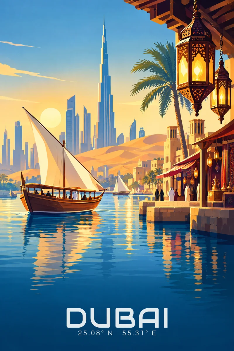 Dubai, The Departure Board