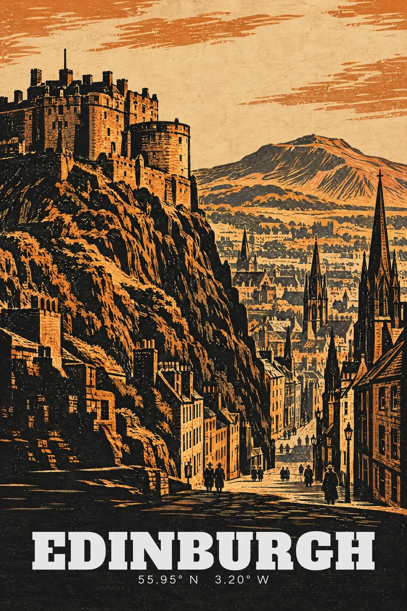 Edinburgh, The Departure Board