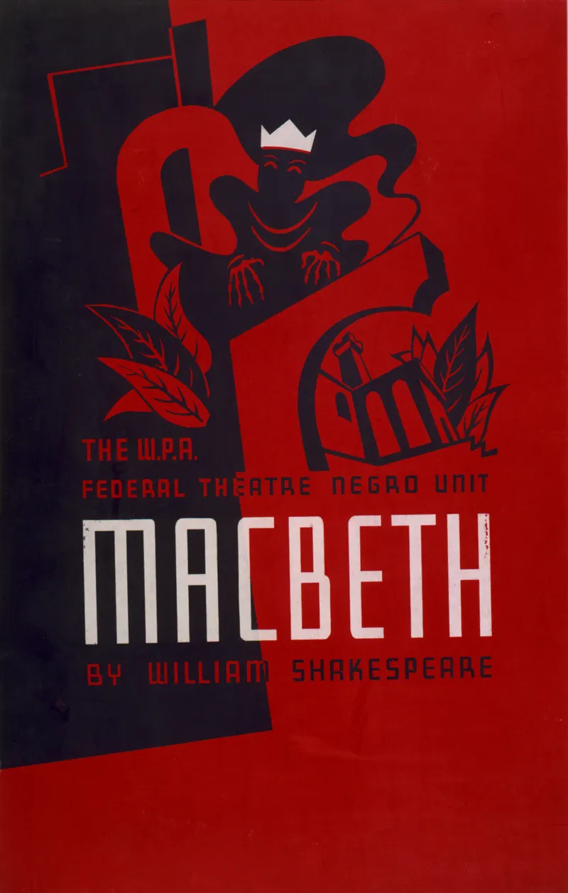 Voodoo Macbeth — Federal Theatre Project, 1936, Anthony Velonis