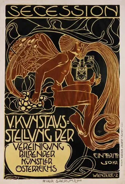 Fifth Vienna Secession Exhibition Poster — Koloman Moser, 1899, Koloman Moser