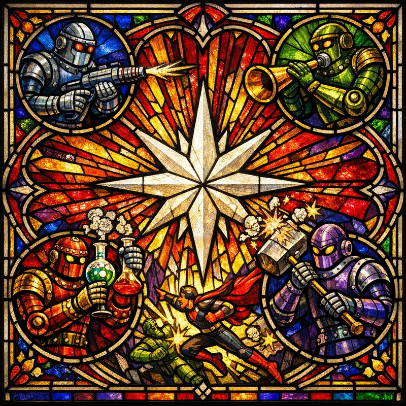The Four Evangelists, Feverglass