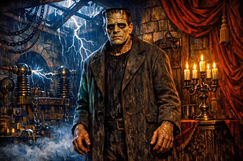 Frankenstein's Monster, Hammer Technicolor, Nightfables