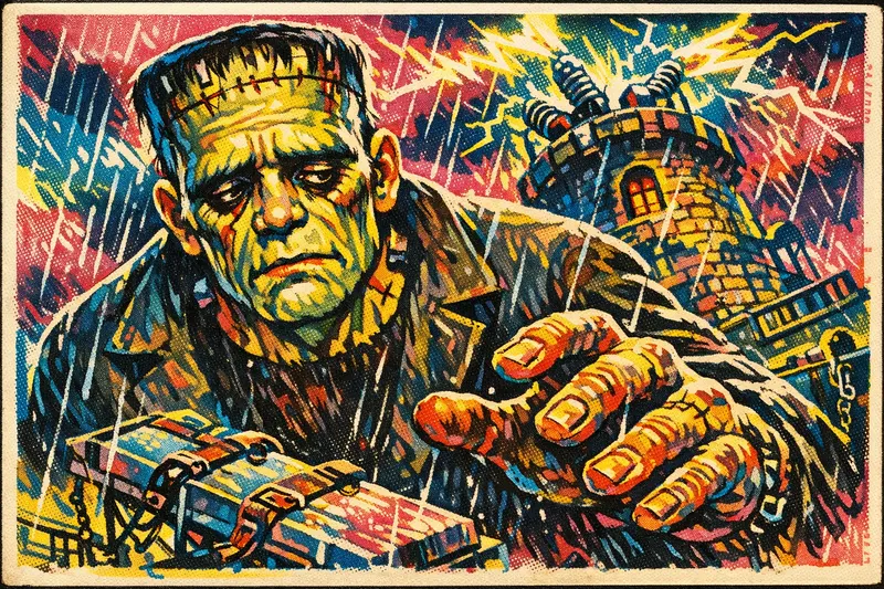 Frankenstein's Monster, Drive-In Pulp, Nightfables