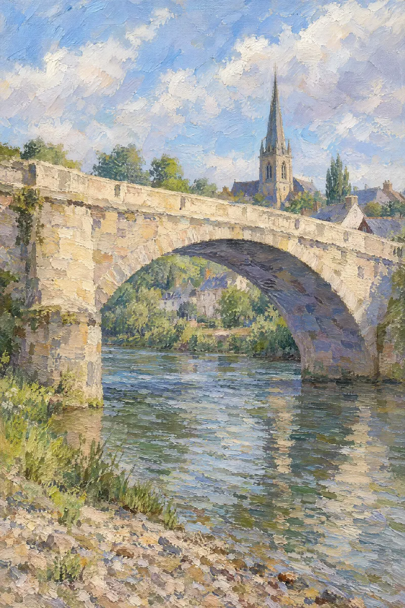 Bridge And Spire, Painted Agency