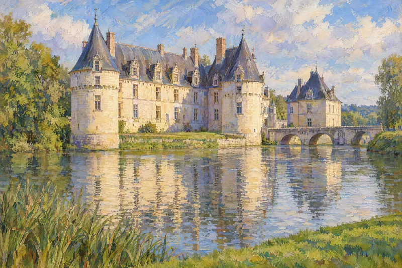 Chateau In Its Moat, Painted Agency