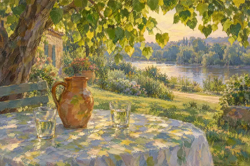 Table Under Lime, Painted Agency