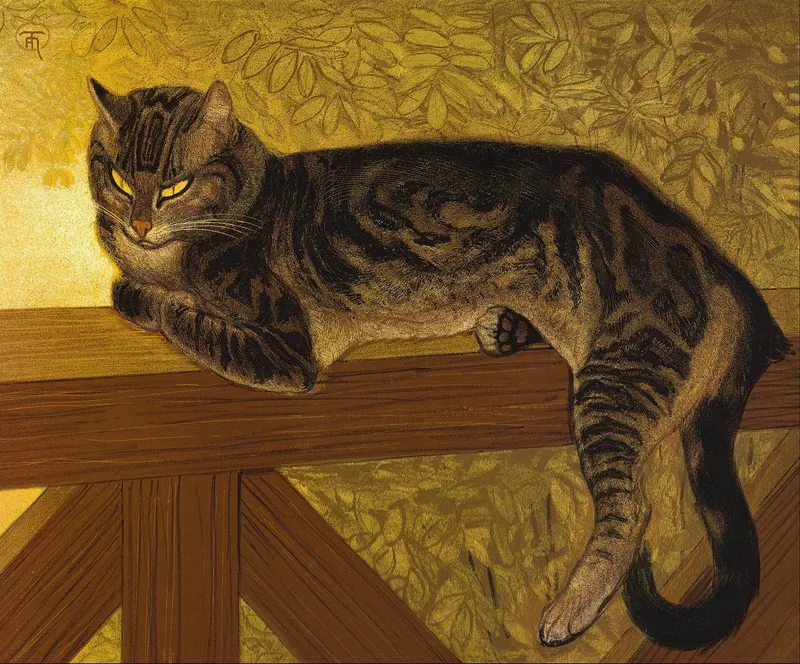 Summer: Cat on a Balustrade, Théophile-Alexandre Steinlen