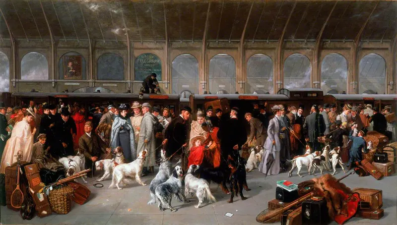Going North, King's Cross Station, George Earl