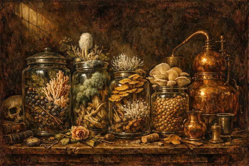 Gin Botanical Ossuary, Feverglass