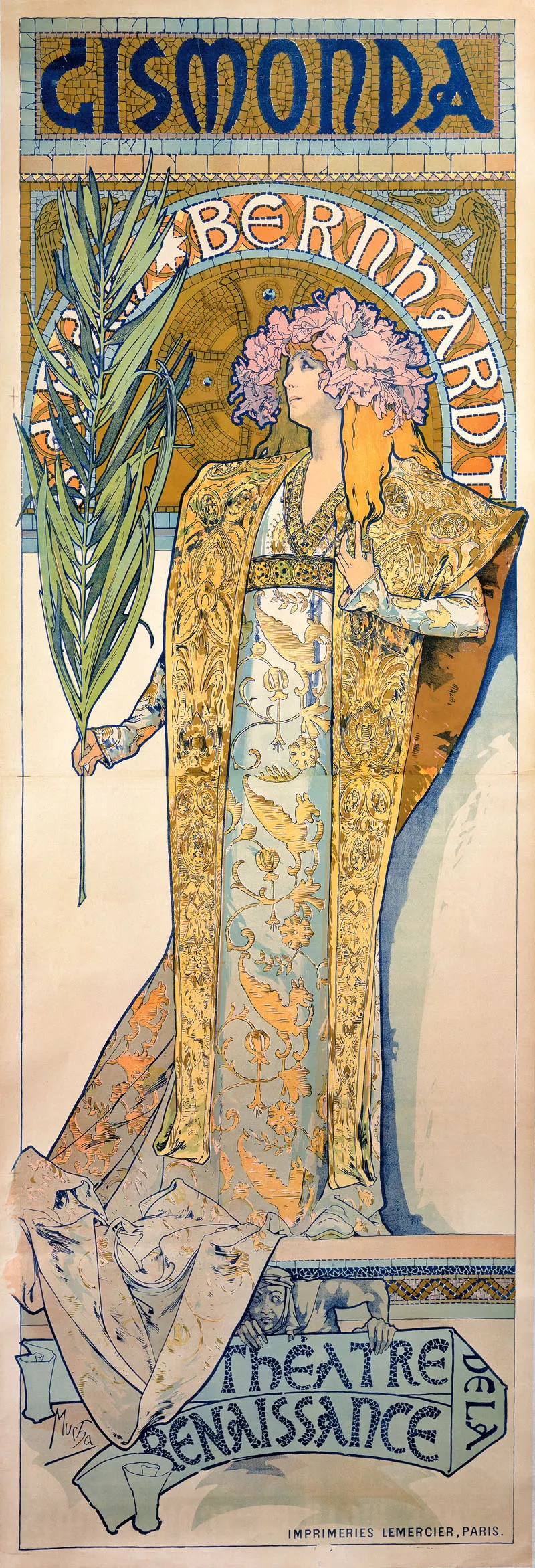 Gismonda — Alphonse Mucha, 1894, Alphonse Mucha