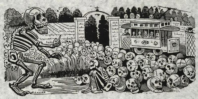 Gran Calavera Eléctrica — José Guadalupe Posada, c.1905, José Guadalupe Posada
