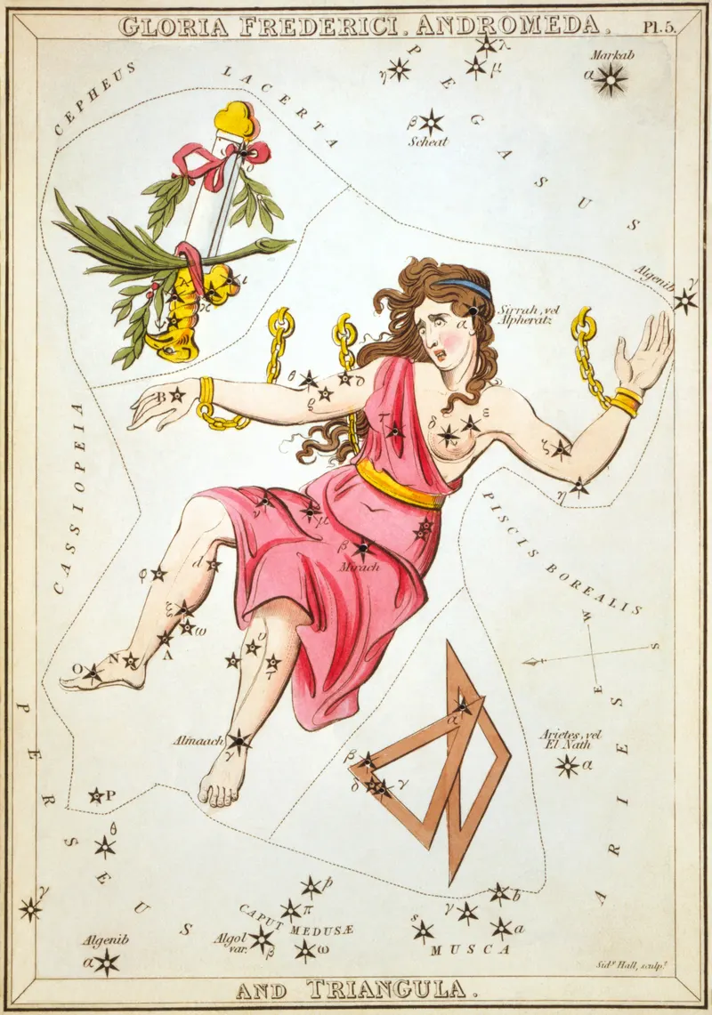 The Constellation Andromeda, Sidney Hall