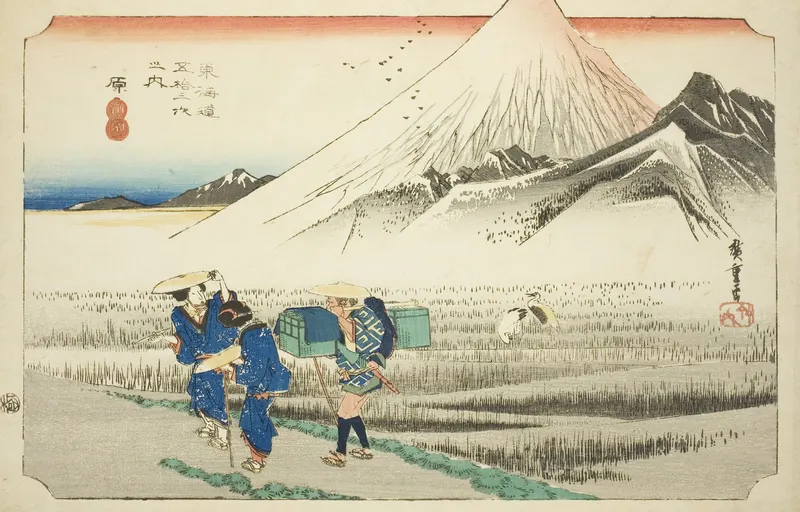 Hara: Mount Fuji in the Morning, Utagawa Hiroshige