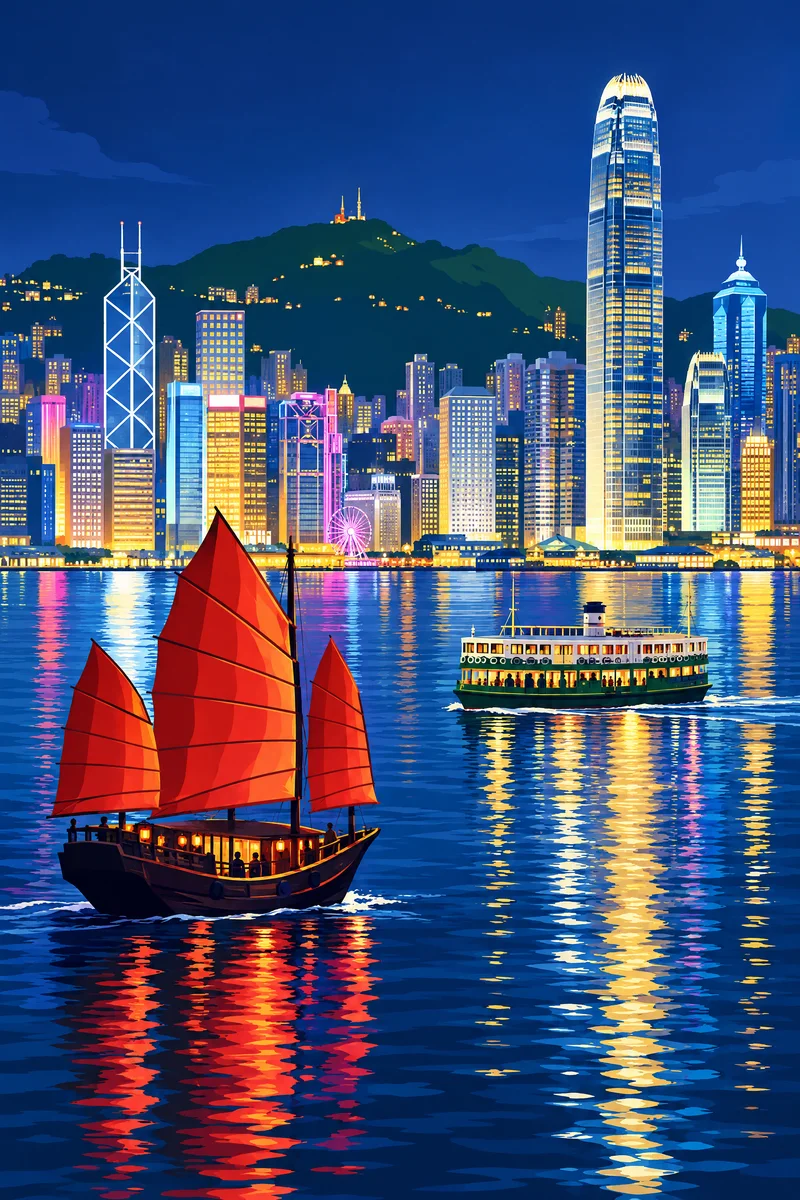 Harbour Lights, Hong Kong, The Departure Board