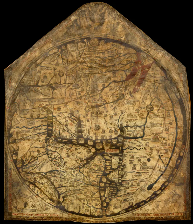 The Hereford Mappa Mundi, Richard of Haldingham (attributed)