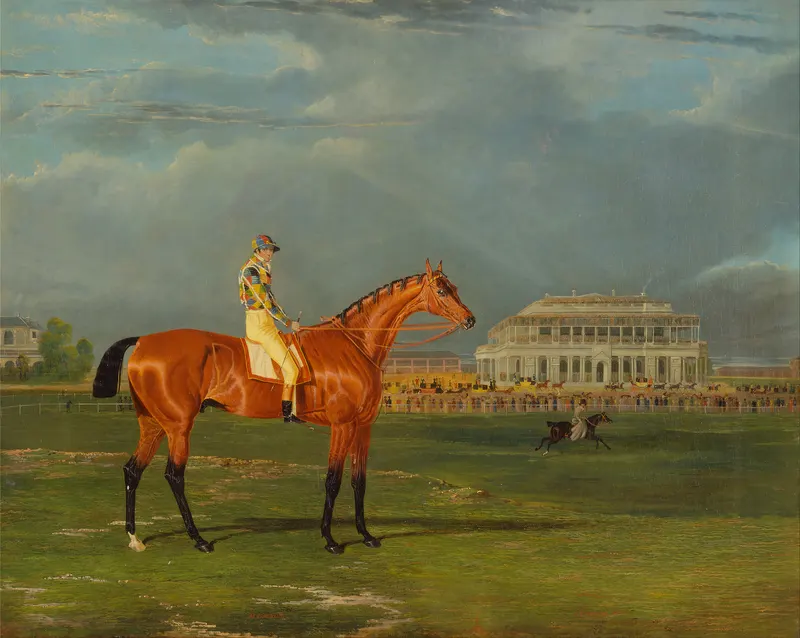 Memnon, with William Scott Up, John Frederick Herring Sr., oil on canvas