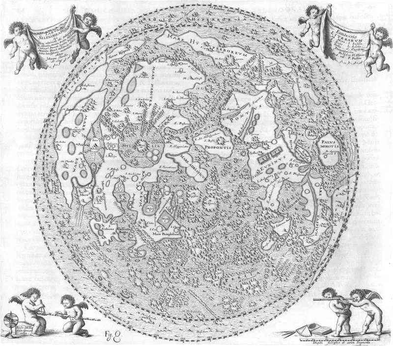 Selenographia — The First Moon Atlas, Johannes Hevelius
