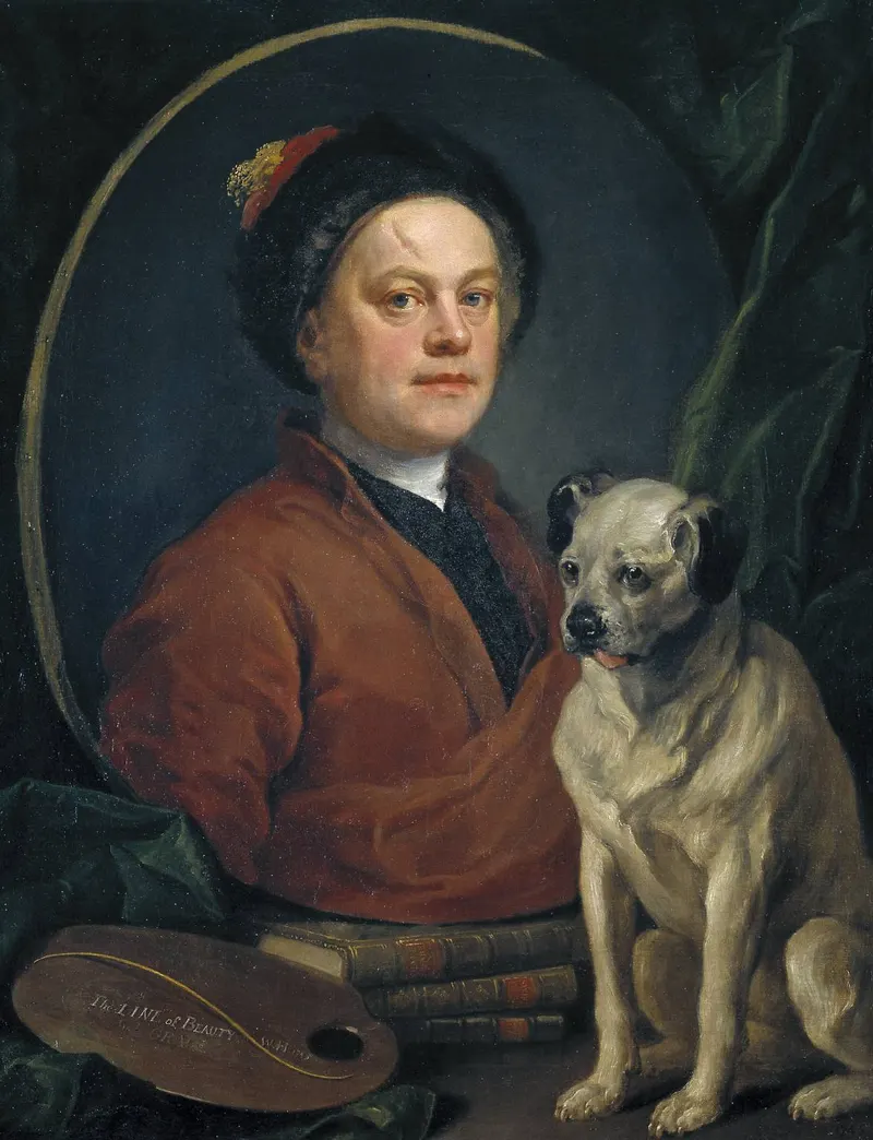 The Painter and His Pug, William Hogarth