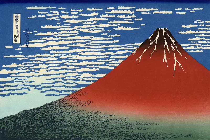 Fine Wind, Clear Morning (Red Fuji), Katsushika Hokusai (1760 to 1849)