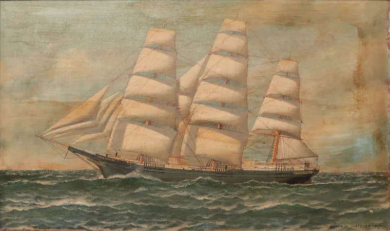 The Clipper Ship Annie H. Smith, Antonio Jacobsen