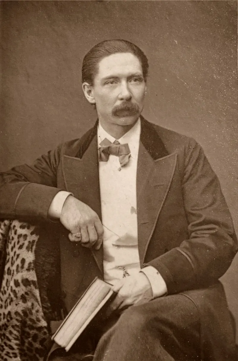 John Nevil Maskelyne — Founder of the English Line, Period studio portrait