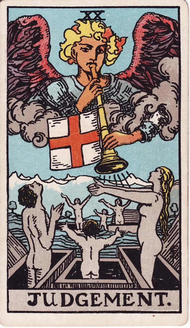 Judgement, Pamela Colman Smith, for A. E. Waite