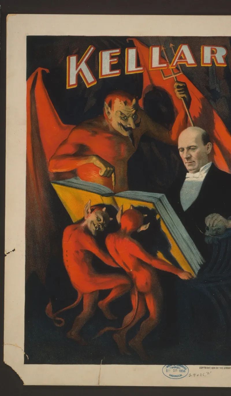 Kellar and the Book of Secrets, Strobridge Lith. Co. (Cincinnati & New York)