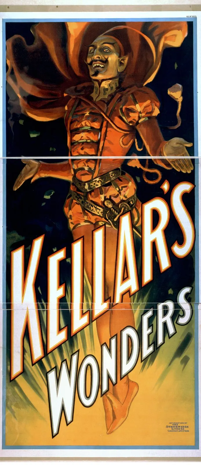 Kellar’s Wonders, Strobridge Litho. Co. (Cincinnati & New York)
