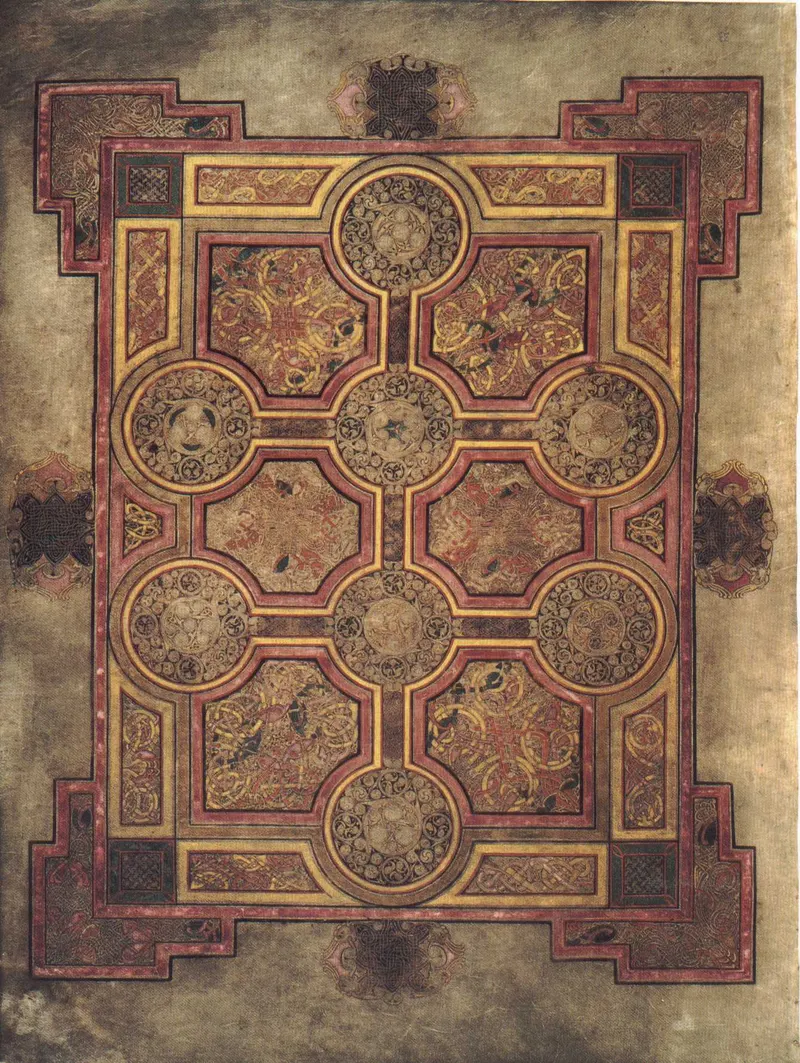 The Eight-Circle Cross, Unknown Insular scribe-artists (traditionally associated with the community of Columba, Iona and Kells)