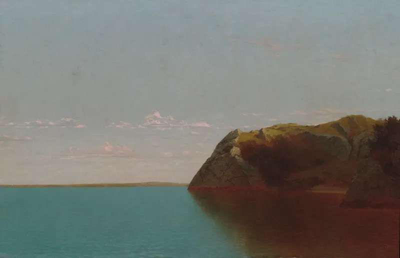 Newport Rocks, John Frederick Kensett