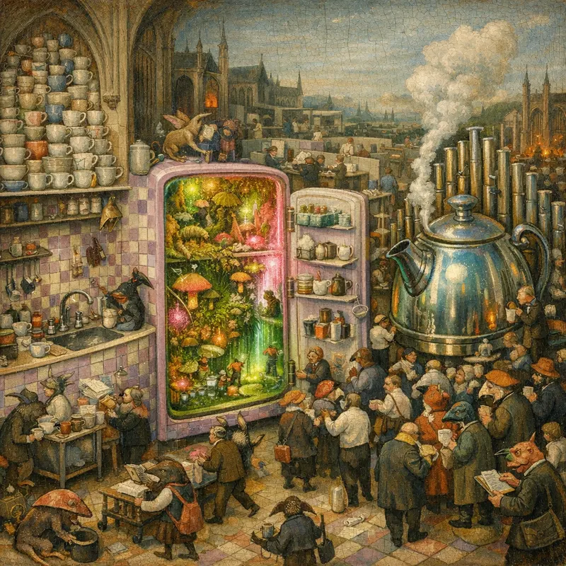 Kitchenette of the Hyperreal, Feverglass