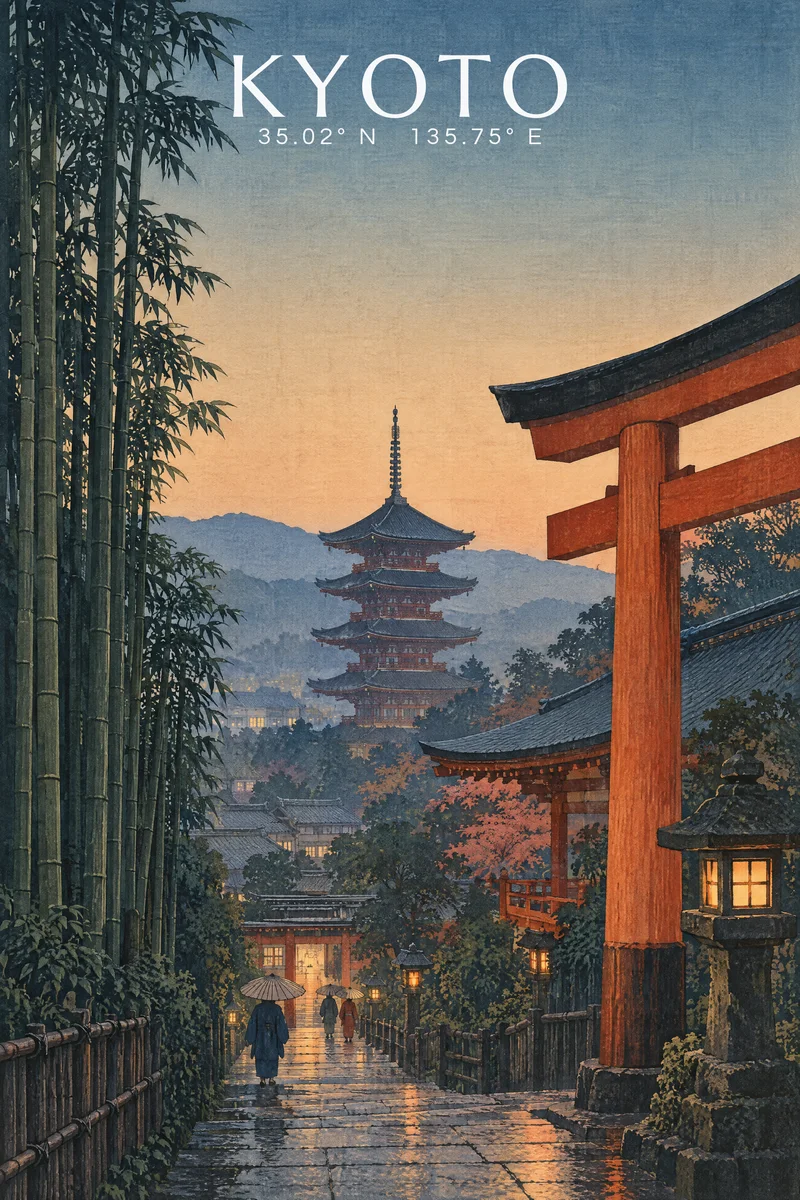 Kyoto, The Departure Board
