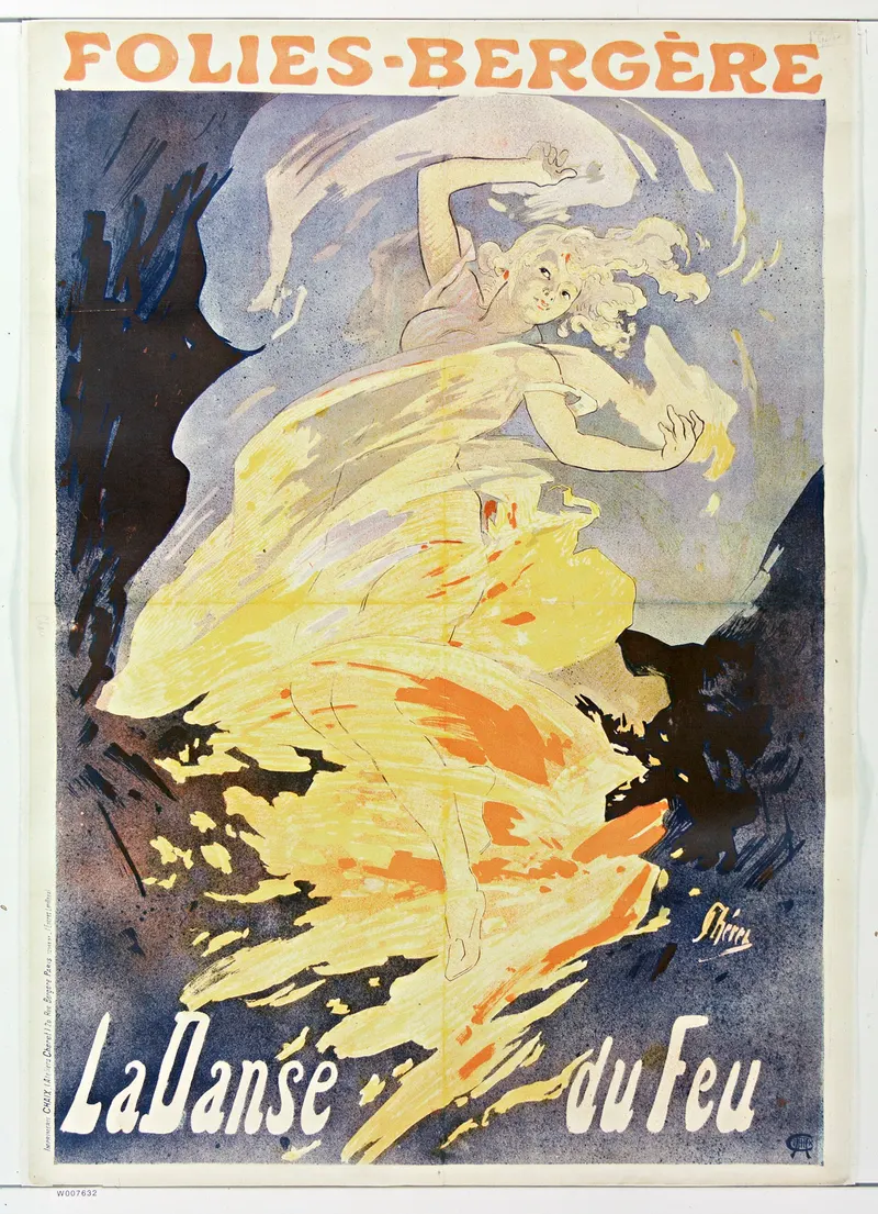 La Loïe Fuller at the Folies-Bergère — Jules Chéret, 1897, Jules Chéret