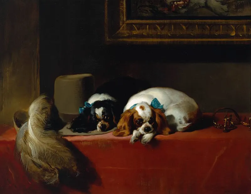 King Charles Spaniels (The Cavalier's Pets), Edwin Landseer