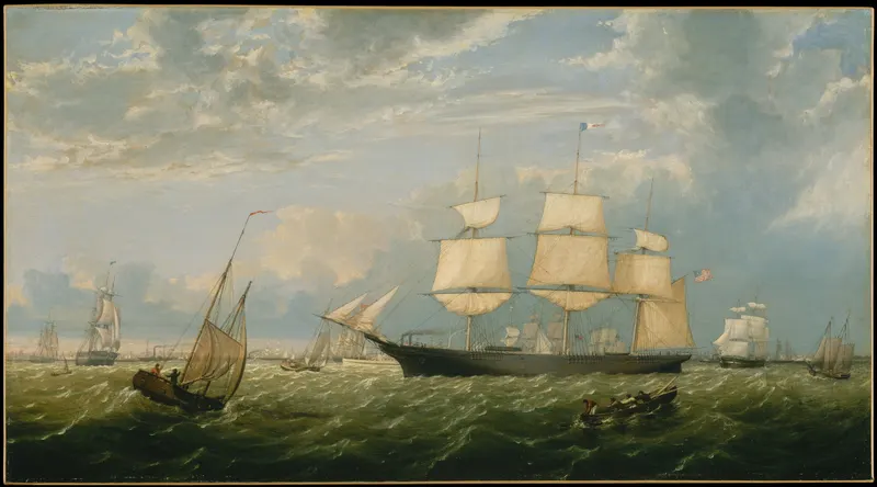 The Golden State Entering New York Harbor, Fitz Henry Lane