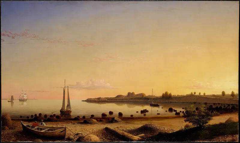 Stage Fort across Gloucester Harbor, Fitz Henry Lane