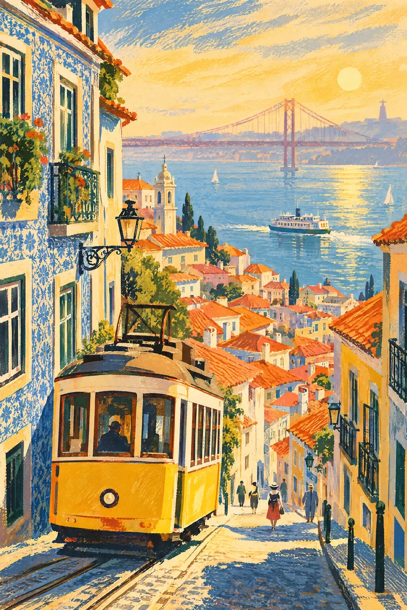 Late Sun, Lisbon, The Departure Board