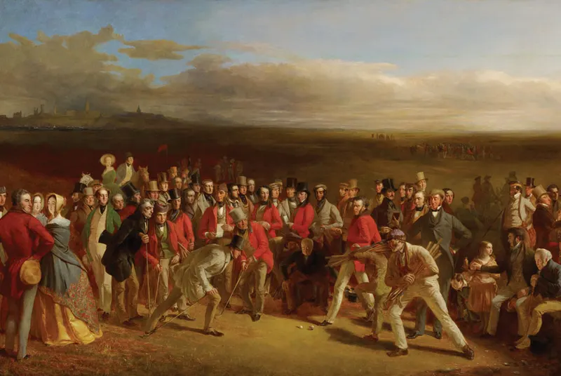 The Golfers: A Grand Match Played over St Andrews Links, Charles Lees