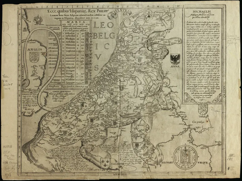 Leo Belgicus, Michael Aitzinger; Claes Janszoon Visscher