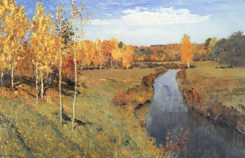 Golden Autumn, Isaac Levitan (1860 to 1900)