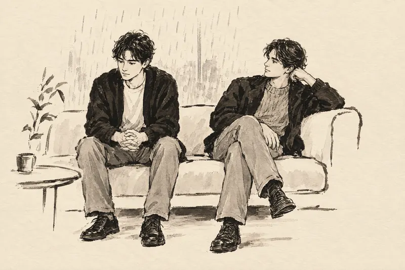 Friends On Sofa, Painted Agency