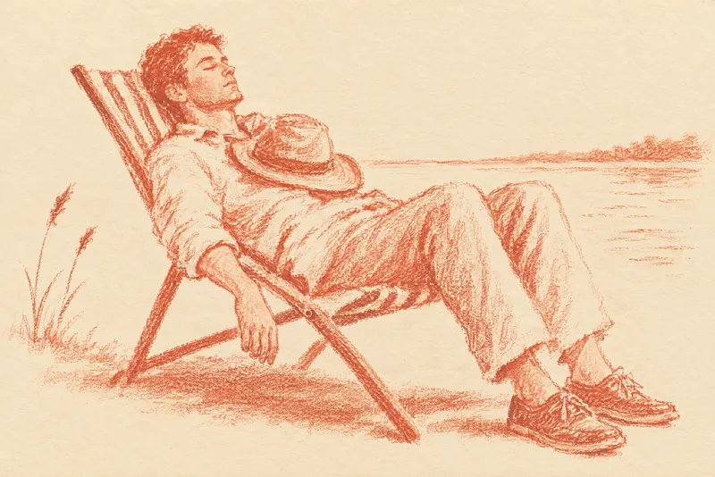 Man Asleep, Painted Agency