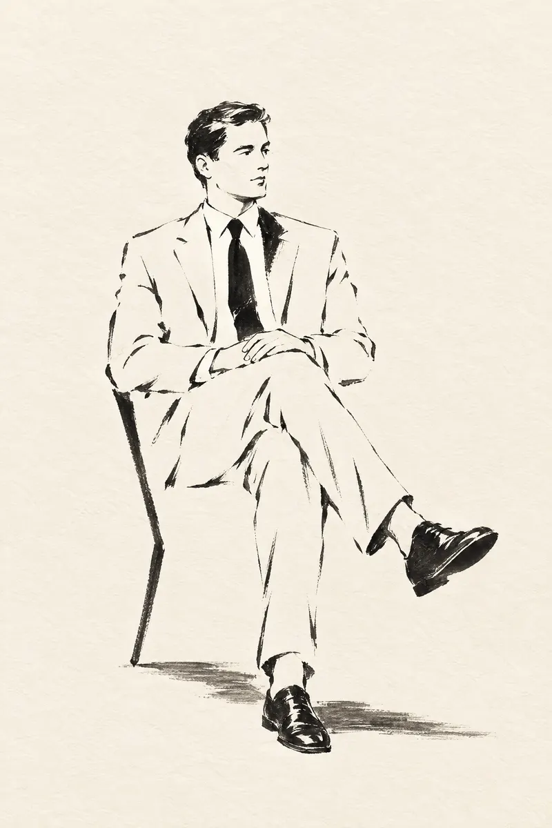 Man In Suit, Painted Agency